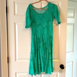 Lularoe super soft very forgiving midi dress